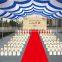 Red Plain Exhibition Carpet For Sale