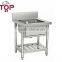 Stainless steel AISI201 Single Sink Bench