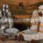 Resin nativity set candlestick