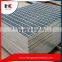 Elevated floor walkway construction concrete grating