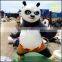 Custom Outdoor Landscape FRP Cartoon Kung Fu Panda Sculpture
