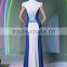 New style long knitting material evening dress