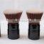 Flat Top Kabuki Makeup Brushes Black Powder Retractable Brush