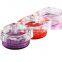 3g Plastic jar container with plastic lid cap