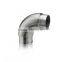 Stainless steel Acute Vertical Corner 90 Degree handrail elbow