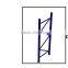 steel power coating warehouse storage rack equipment