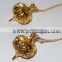 Golden Cage Metal Pendulums : dowsing pendulums for sale