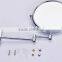 Double side adjustable wall mount magnifying makeup mirror with light shaving mirror