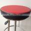 2015 Leather Red Kitchen Bar Chairs with Round Seat and Footrest