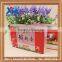 2015 new decorative gift box flow pp tea packaging box