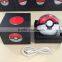 2016 New Design Pokeball Power Bank 12000mah pokeball power bank with Factory price Free Sample