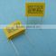 Industrial capacitor plastic case metallized polypropylene film capacitor 0.68uf x2