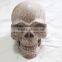 Stone skull carved,natural carved stone skull