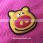 Environmental friendly cat shaped silicone tags decoration