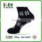 white well shape pattern black compression nylon sport socks