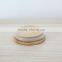 500ml glass storage jar glass tank with wooden lid heat resistant glass N6503