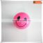 smile face PVC beach bouncy ball fun holiday,custom design PVC bouncy ball toys,OEM custom kids ball toys factory