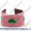 Fashion Tortoise Pink Custom Needlepoint Cuff Embroidery Bracelets