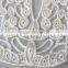 wholesale white collar shirts 100% polyester applique embroidery cotton collar