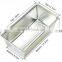 Rectangular Metal Tin Loaf Plum Cake pan Cake Mold