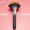 New Design Single Big Soft Goat Hair Cosmetic Fan Foundation Powder Makeup Brushes