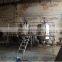 best price Stainless Steel double jacketed liquid mixing blending tank machine with platform for sale