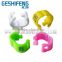 China Famous Brand colors for choice bird ring plastic for wholesales