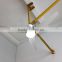 vent goods solar roof attic fan LED light Industrial Solar ceiling fan 3pc fan blade solar panel( 0 electrical cost)