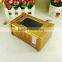 Vintage style decorative rectangle metal coffee storage tins