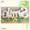 christmas home gathering letters smile wooden led ornament
