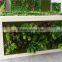 Home and outdoor decoration synthetic cheap 1m x 1m artificial vertical green grass wall E08 04C02