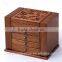 2016 folding wooden jewelry box with mirror