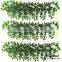 Factory direct plastic handle high simulation banyan tree leaf green leaf decoration sets do wholesale shooting