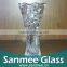 Geometric glass terrarium,glass vase,tall clear glass vase