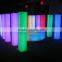 wireless rechargeable li battery operated illuminated rgb led column