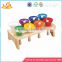 Wholesale popular wooden rattle and Best selling promotion wooden rattle in lowest price W07I034