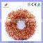 Christmas garland with wreath and ornaments