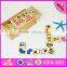 2016 hot sale educational children wood domino game W15A068