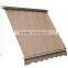 6-Feet Drop Arm Manual Retractable Brown Window Awning