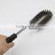 Deluxe Elliptical Head Stainless Steel Bristles BBQ Brush