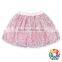 Solid Gold Baby Girls Mini Skirt Toddler Infant Kids Fashion Skirt Soft Cotton Sequin Skirt For 0-6 Years Old