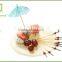 Holiday Chocolate Cake Decoration Toppers Christmas Cupcake Picks In CMYK Colors
