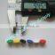 PVC Coat Round Button Shape Coloured Decorative Thumb Tack
