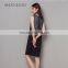 Maxnegio Fashion New Products Applique Black Sequin Dress