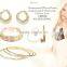 Combo Set Of Jewelry for USD $ 150 With Free Shipping consists of Three Tone Plated Bangle, Bangle Earrings, Hoops, Rings, etc.