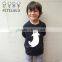 Black Clothes White Ghost Long Sleeves Shirt Kids Halloween Costumes For Kids
