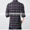high quality best selling mens cotton lined brown plaid flannel shirts