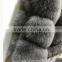 2016 Real Fox Fur Vest Women's Fox Fur Waistcoat Fur Outwear Short Slim Design