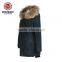 Womens Faux Fur Coat Long Down Coat With Fur