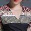 Chiffon printed shivering red One-piece Dress new fashion ladies dress